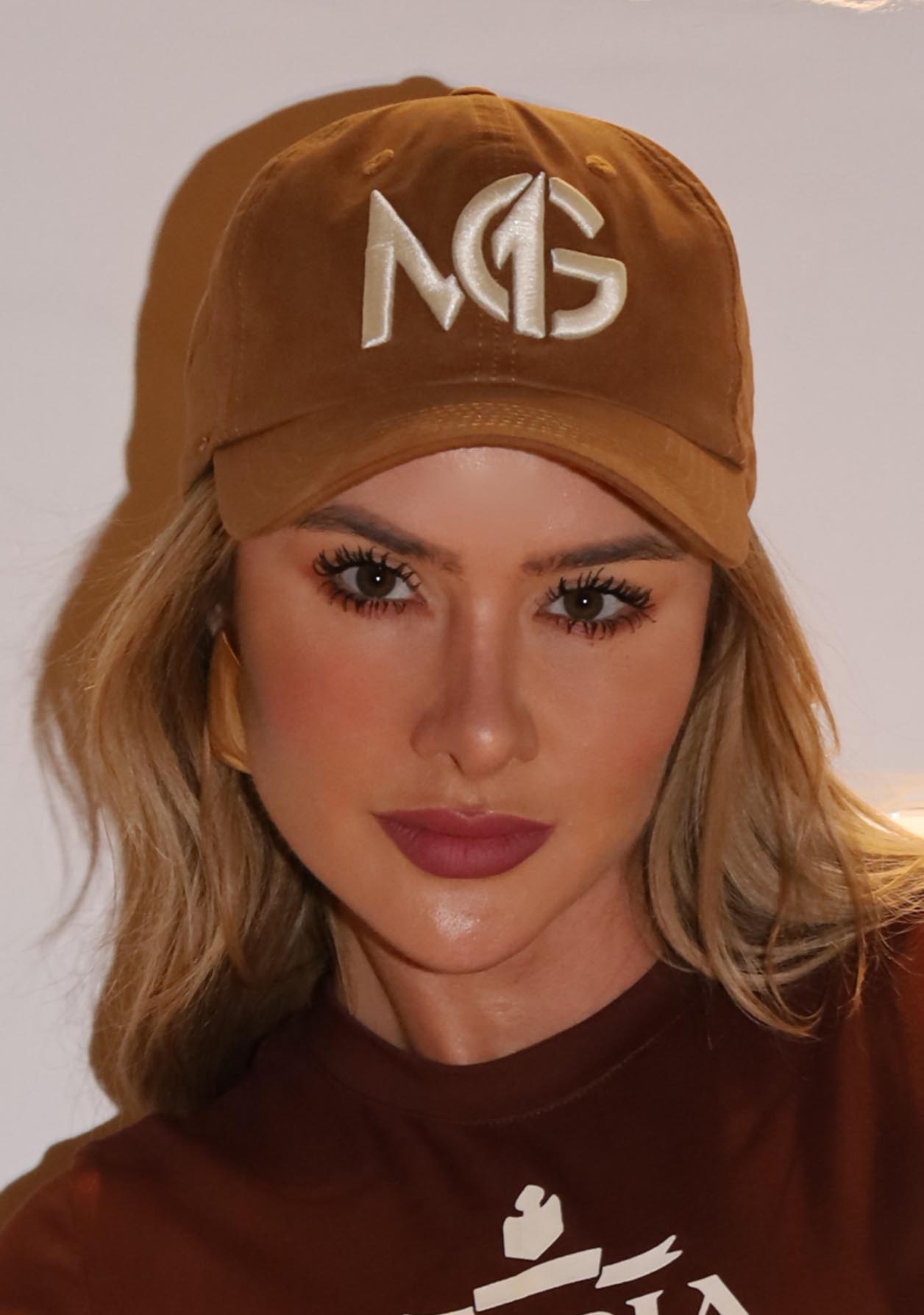 Boné hat summer bordado – Caramelo
