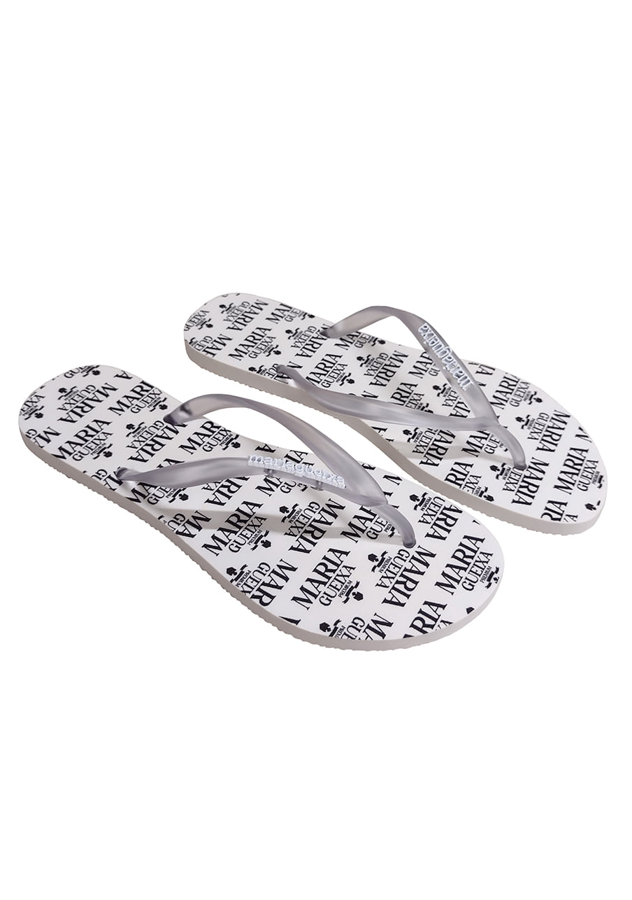 Chinelo flip-flop solado – Branco