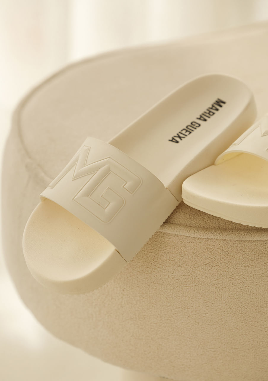 Chinelo slide – Branco