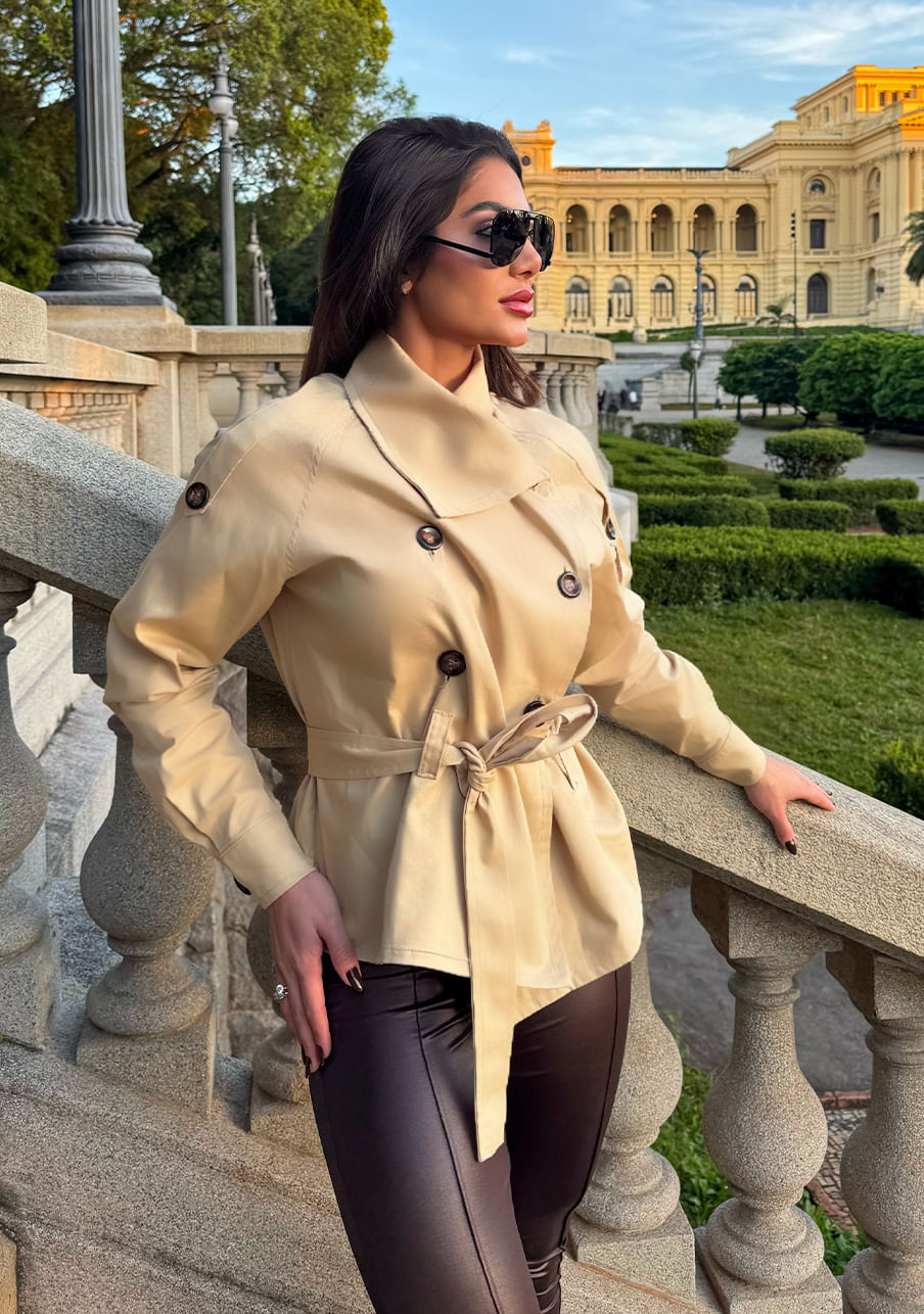 Casaco trench coat classic