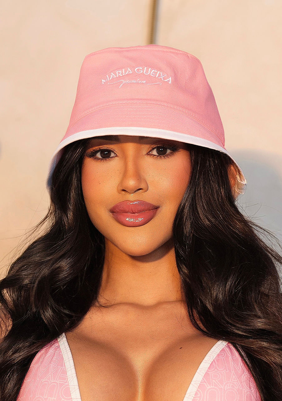 Chapéu bucket bordado – Rosa
