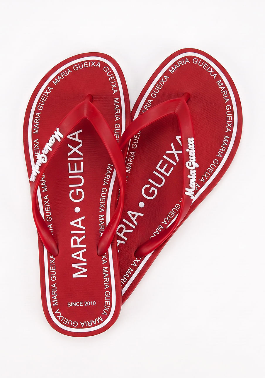 Chinelo flip-flop summer – Vermelho