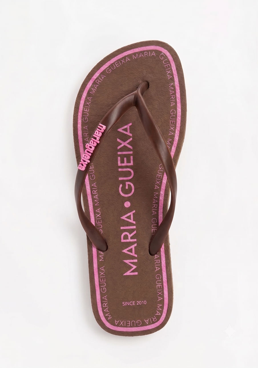 Chinelo flip-flop summer – Marrom