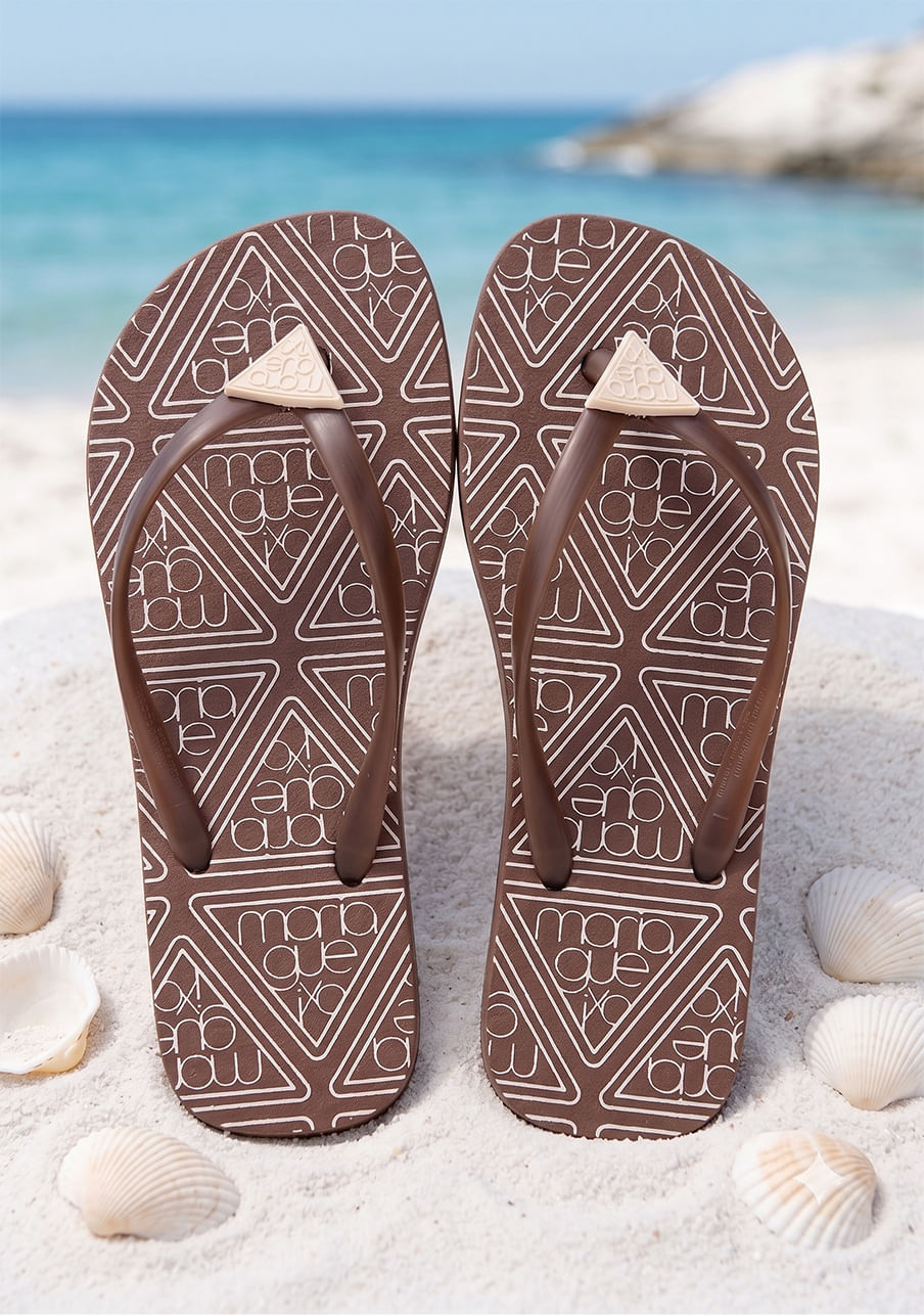 Chinelo flip-flop – Marrom