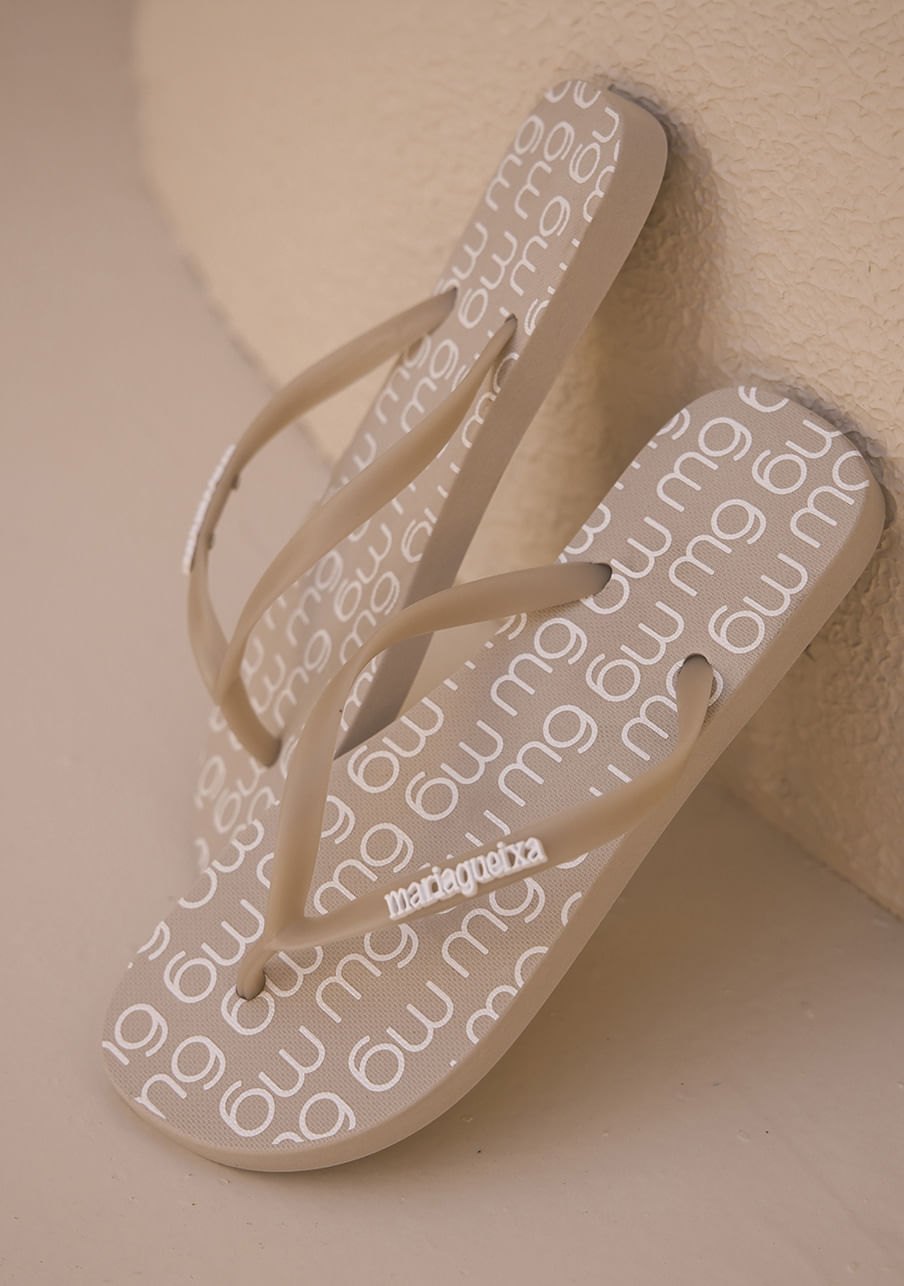 Chinelo flip-flop – Bege